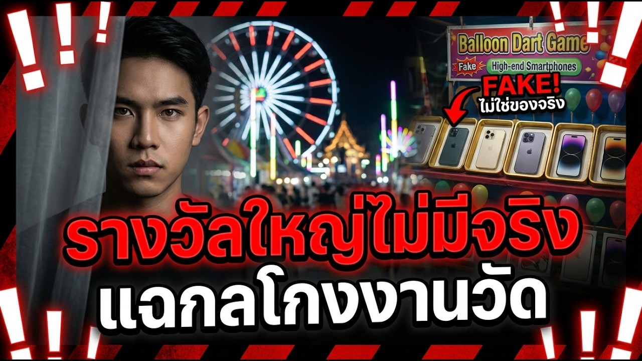 อย่าเพิ่งปา! ถ้ายังไม่ได้ดูคลิปนี้ กลโกงปาโป่งงานวัด รางวัลมือถือหลักหมื่น มีจริงหรือแค่หน้าม้า?