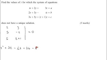 FMSP Revision: AQA FP4 January 2011 qn 3 Linear Equations