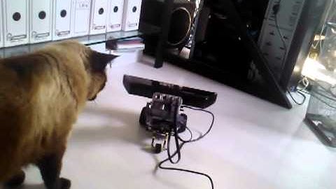 Kinect-driven NXT robot avoiding obstacle