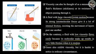 Grade (12) Physics - Chapter (3) Fluid Dynamics (3.5 Viscosity)