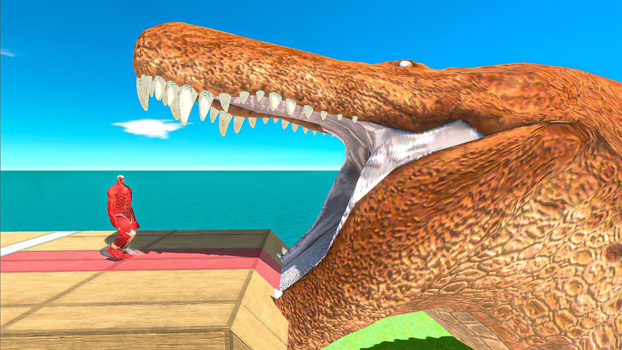 MOSASAURUS FEEDING - Animal Revolt Battle Simulator