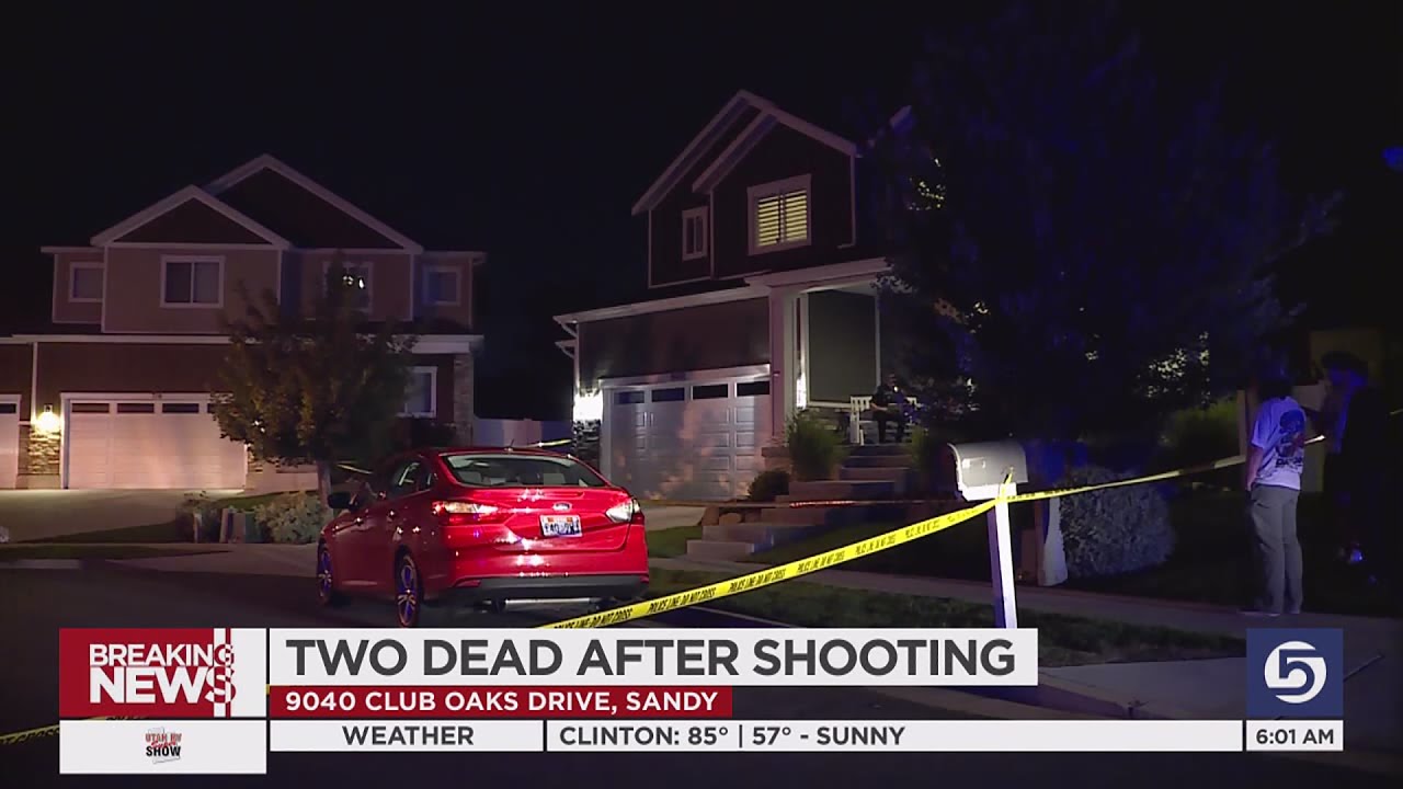 Two men found dead from self-inflicted gunshot wounds in Sandy - YouTube