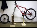 Making a simple bike repair stand