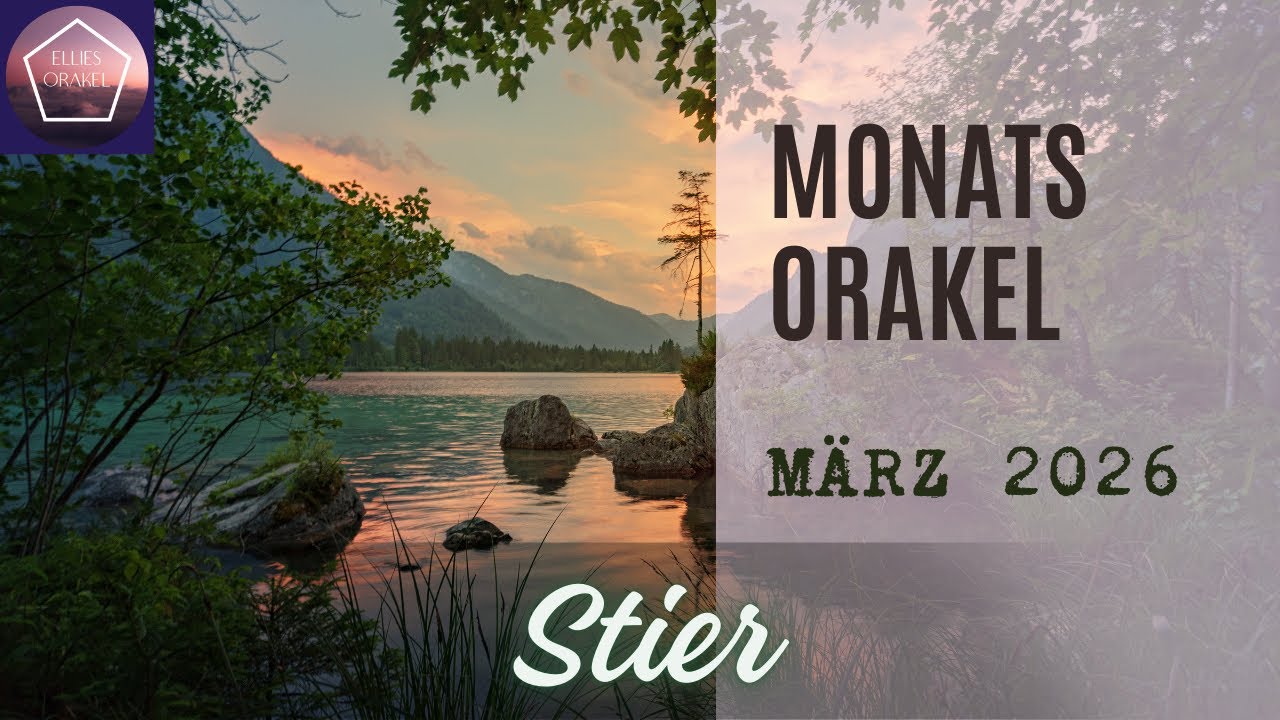 Stier ♉️ Orakel für März 2026 ♥️ Vorwärts in Richtung Liebe