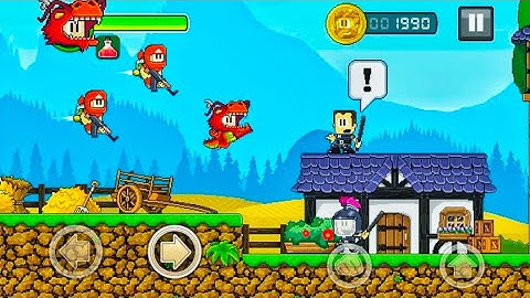 Do you like action and platform games - DAN THE MAN : ACTION PLATFORMER Android Game Video