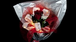 DIY LED Flower Arrangement
