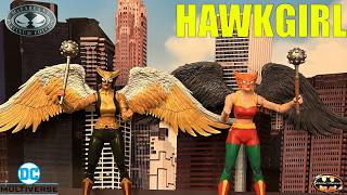 McFarlane DC Multiverse Hawkgirl New 52 & Golden Age PLATINUM Action Figure Review & Comparison