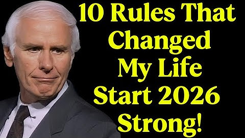 10 Rules to Transform Your Life in 2026 | Jim Rohn Motivation #jimrohn 