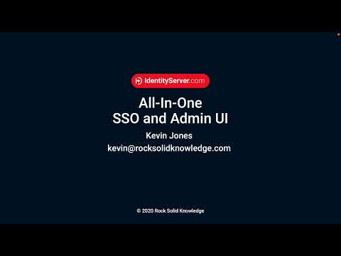 Get a SSO POC running in under 6 minutes with Duende IdentityServer and AdminUI