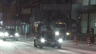 Expect a snowy commute on Tuesday morning