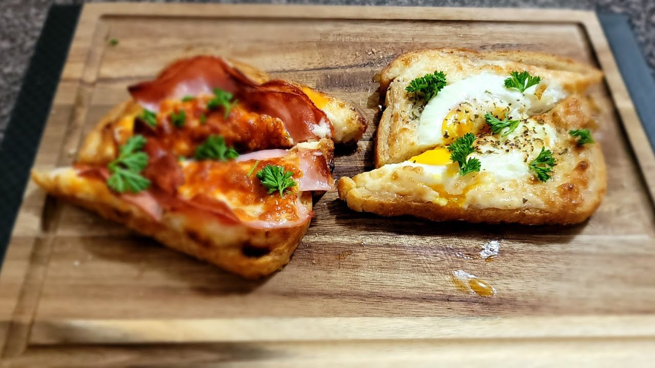 Air Fryer Egg Toast - Cheese Curd In Paradise