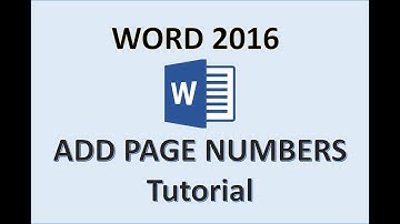 Word 2016 - Page Numbers - How to Add Number in Header on Microsoft and Put Pages on 2017 2018 & 365