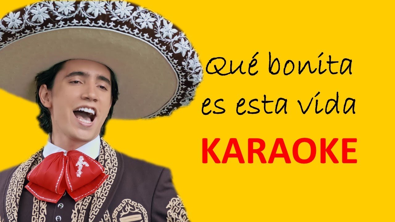 Alex Fernandez Que bonita es esta vida (KARAOKE) YouTube
