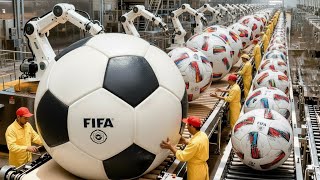 Inside the FIFA Football Factory – How Professional Leather Footballs Are Made (Full Process)