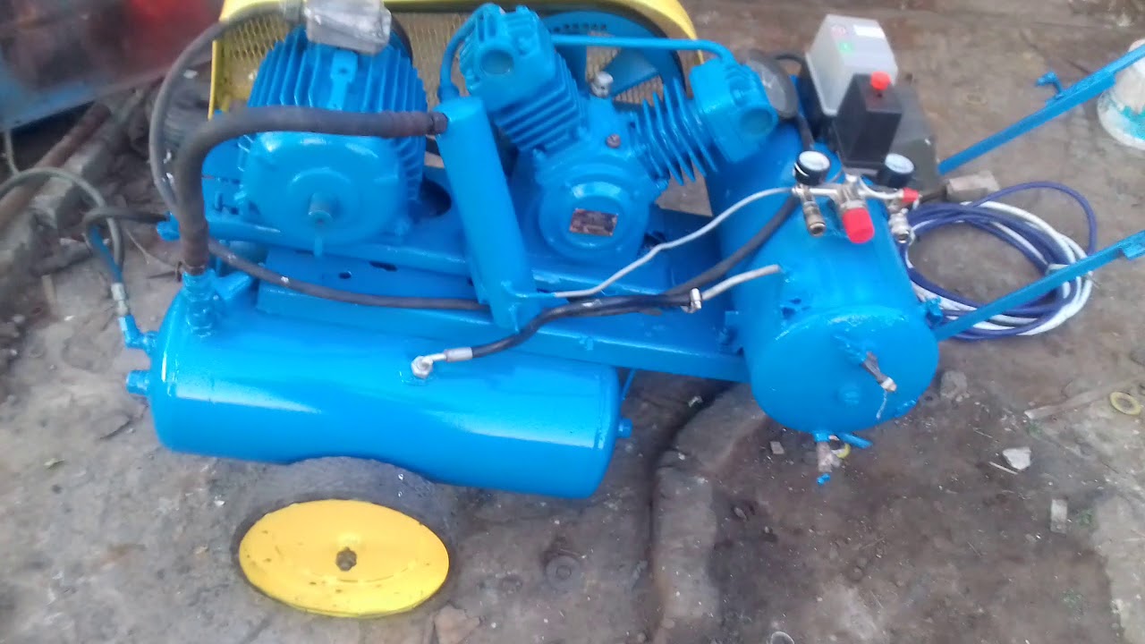 Самодельный компрессор - YouTube