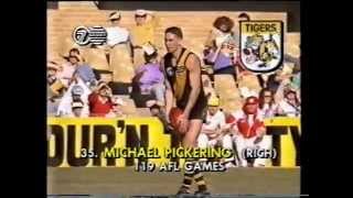 The day that The Tigers played for free. Richmond v Sydney 1990