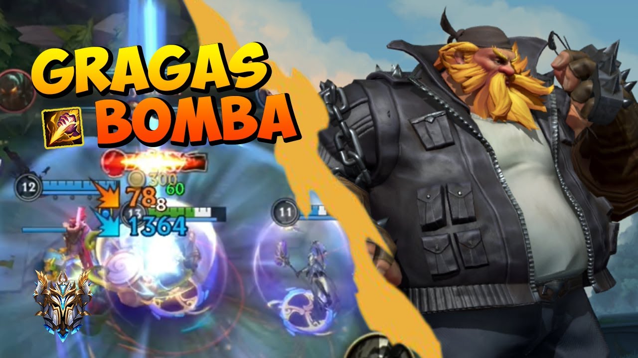 WILD RIFT GRAGAS JUNGLE - BOOM ONE SHOT