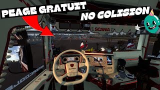 [ ETS2 V 1.43 ] FREE TOLL GATE | PEAGE GRATUIT & BARRIERE NO COLISION | EuroTruckSimulator2