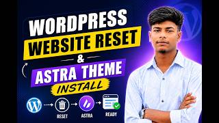 Website reset &amp; Astra theme install