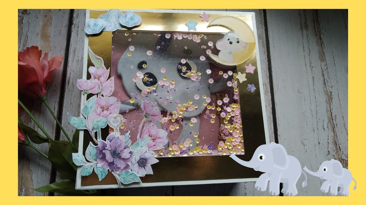 COMO HACER UNA CAJA CON SHAKER, colección Canción de cuna (colaboración con Mas Scrap) 