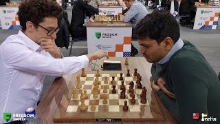 Harikrishna beats World no.2 Fabiano Caruana (2847) | World Blitz 2022