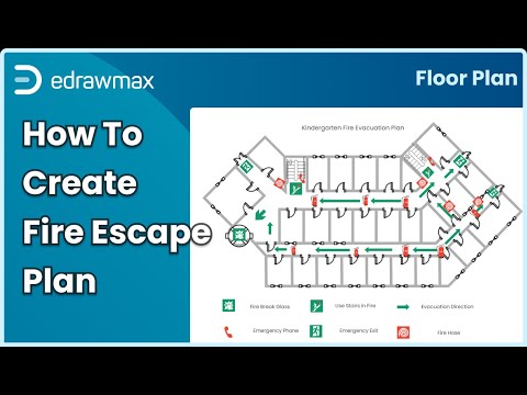 Video: How To Draw Up A Fire Escape Plan