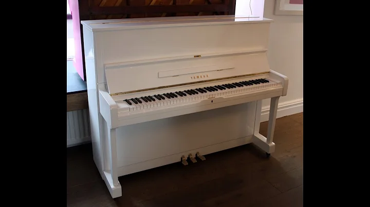 1971 Yamaha U1 in White Gloss @ The Piano Shop, Bath