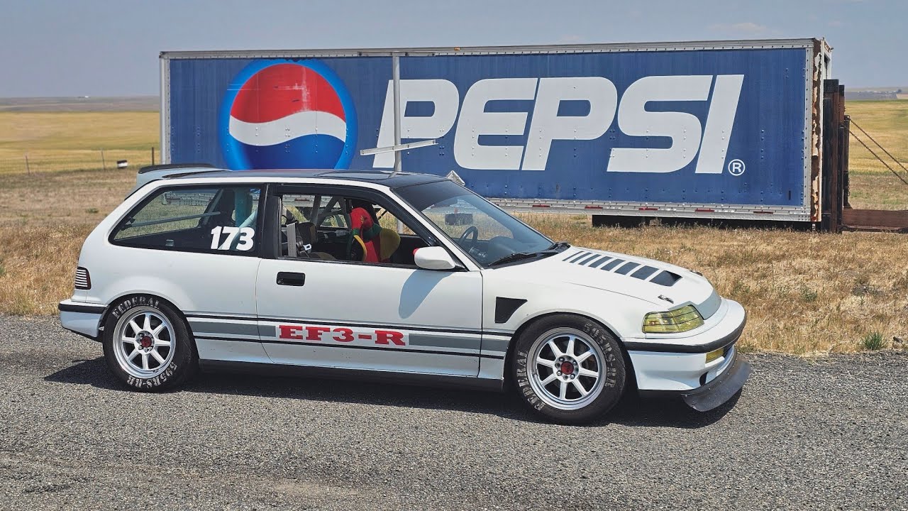 My Favorite New Track | Oregon Raceway Park Clockwise | B20Vtec Honda Civic EF Hatch EF3-R