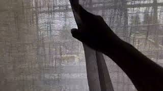 Natural Linen Back Tab Curtains 84 Inch Length for Living Room Review