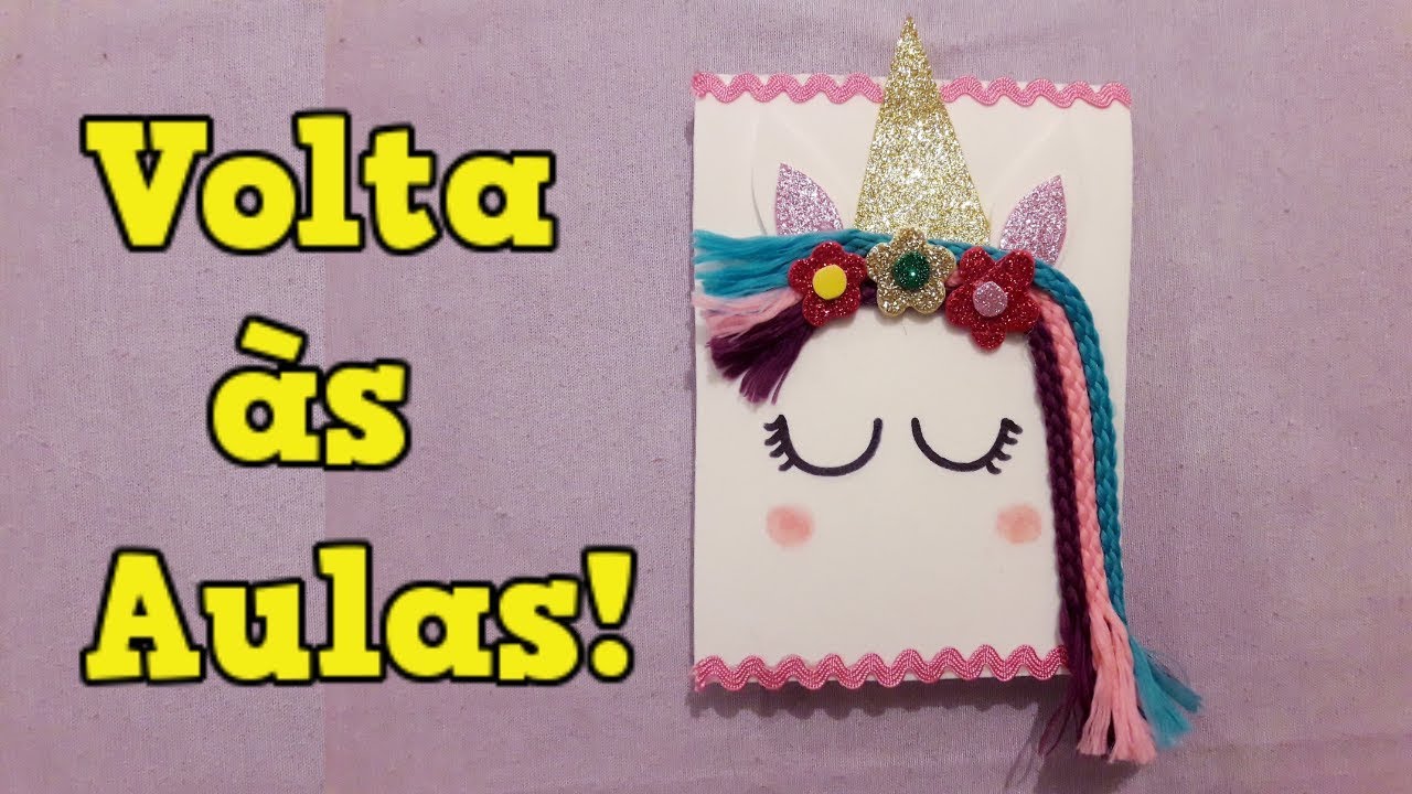 Lembrancinha Volta às Aulas - 🦄 Decoração Unicórnio!