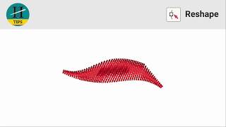 Reshaping objects - Hatch Embroidery Back to Basics screenshot 4