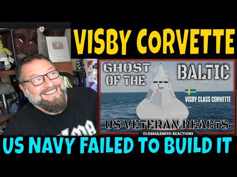 Sweden's $200M Stealth Warship | OLDSKULENERD REACTS to the VISBY CORVETTE