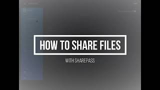 Sharepass File Sharing