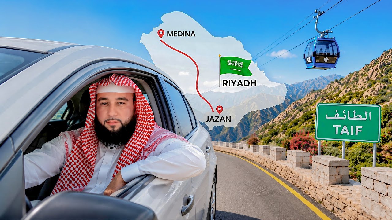 Madinah to Jazan Road Trip[Part 1-Taif] #travel #saudiarabia #taif #madina #الطائف #السعودية 