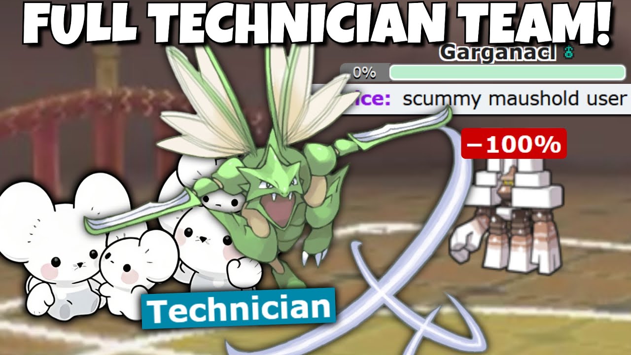 FULL TECHNICIAN ABILITY TEAM DESTROYS POKEMON SCARLET AND VIOLET! YouTube