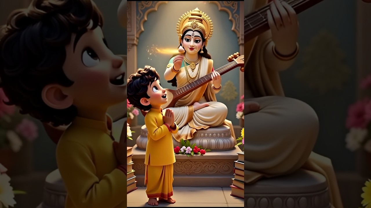 🎒🎒2026 Best Festival Is Sarswati Puja📒|New Knobb Cartoon Shorts| 