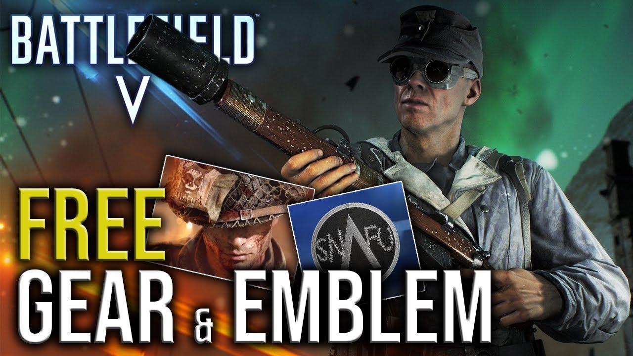 Free Gear & Emblem for BFV | BATTLEFIELD V