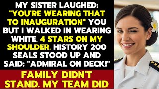 My Sister Made Fun of Me at My Inauguration — Then 200 SEALs Stand Up and Salute ‘ADMIRAL ON BOARD!’