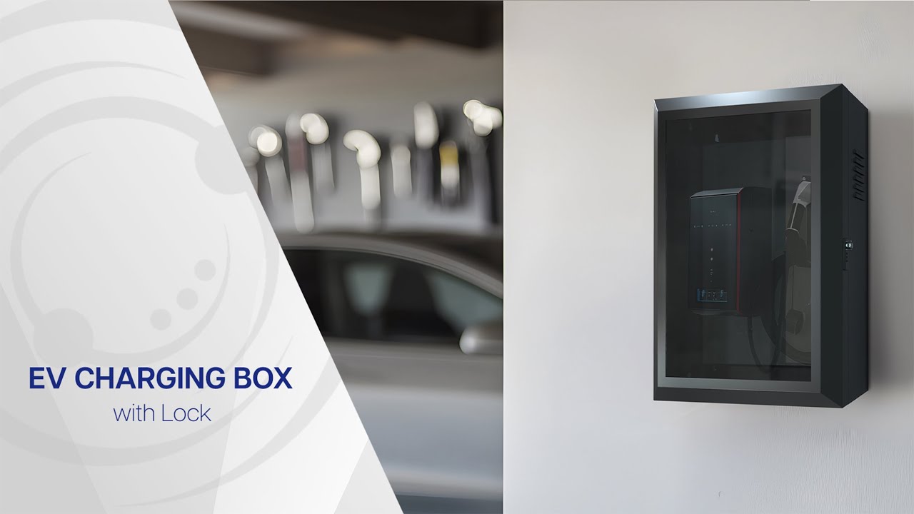 MOUNT-EVCG1 EV Charger Box with Lock by VIVO - YouTube