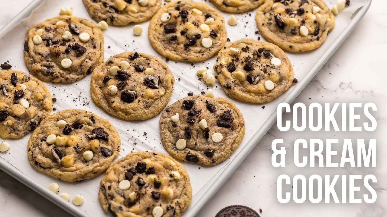 Cookies and Cream Cookies l The Recipe Rebel - YouTube