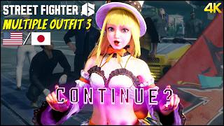 INGRID SF6【Multiple OUTFIT 3】Voiceover【ENG/JPN】CONTINUE, WIN, GAMEOVER💔!