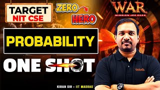 Probability - One Shot | JEE 2026 | Target NIT CSE | JEE Maths #kiransir #jee2026 #jee #jeemaths