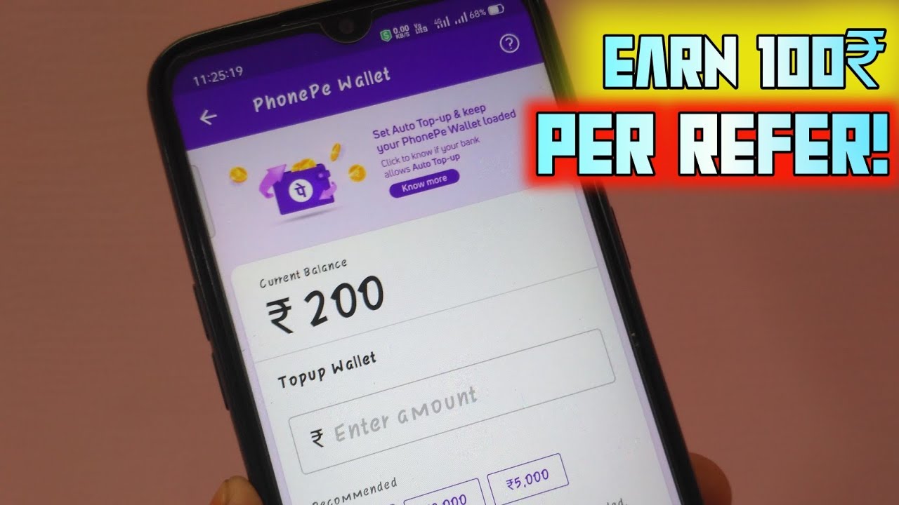 PHONEPE REFER AND EARN|PHONPE|BEST EARNING APP TAMIL|EARN MONEY ONLINE 2021|MR CYBER TECH