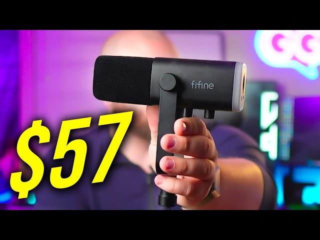 Save Money with the Fifine AM8 Mic - Shure SM7B Alternative — Eightify
