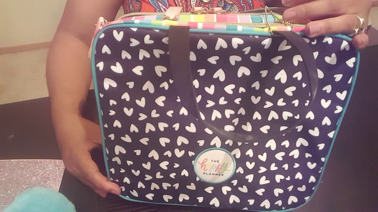 Happy Planner Heart Storage Case Haul and Review!!!!! YouTube