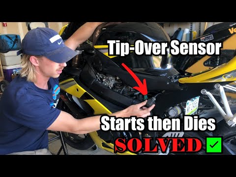 GSXR Runs for 1 Second then Dies (SOLVED - Tip Over Sensor) - YouTube