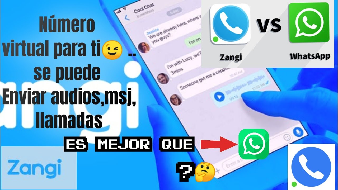 ZANGI/ chatear con tus amigos sin utilizar número de celular