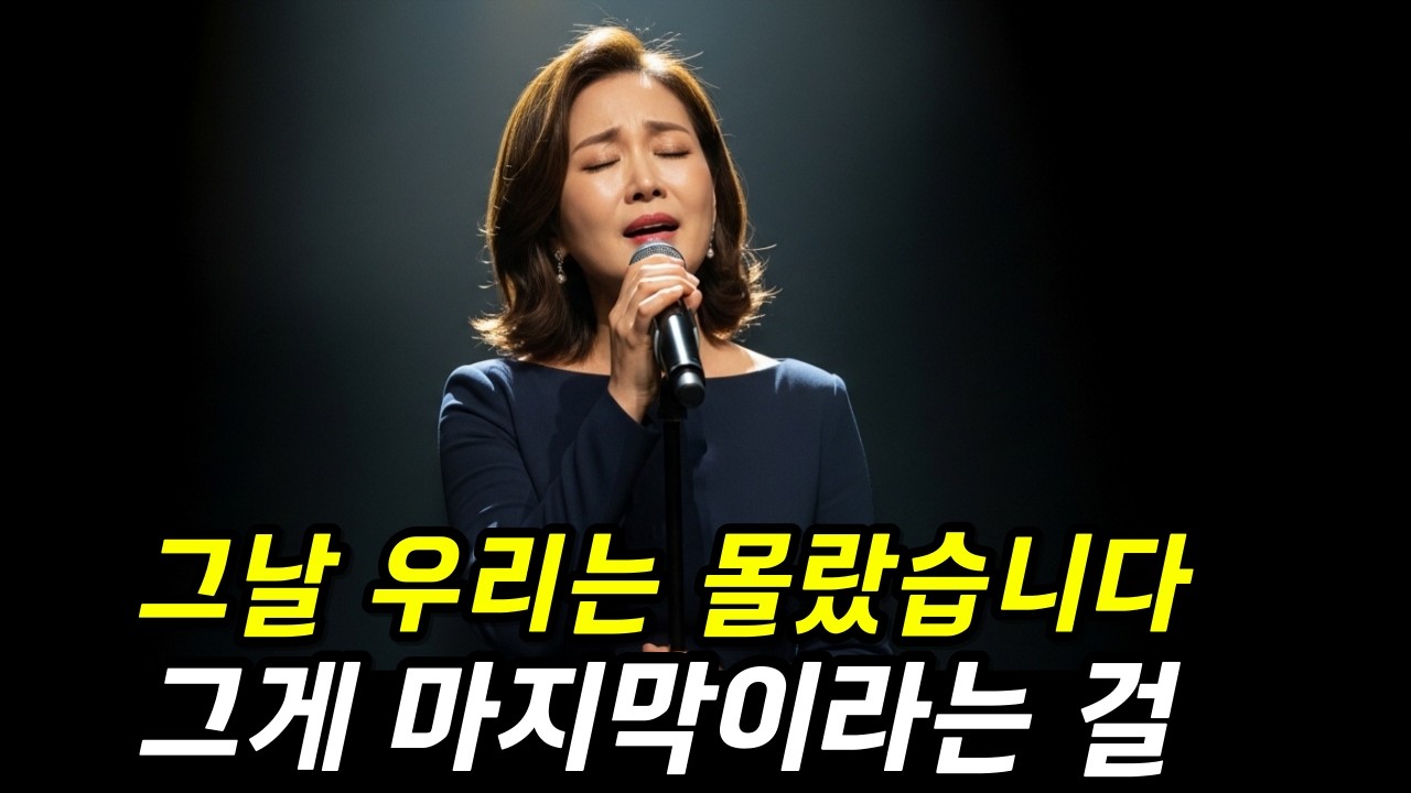 그날 우리는 몰랐습니다… 그게 마지막이라는 걸 | 부모의 마음을 울리는 트롯