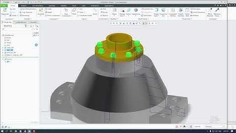 Tu Hoc Creo Parametric 7.0 - Bài  134 : Khai Báo Biến Cho Từng Chi Tiet  va tao Bang