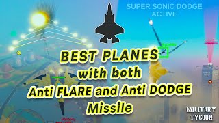 Best Planes with Both Anti-Flare & Anti-Dodge Missiles in Military Tycoon Roblox screenshot 4